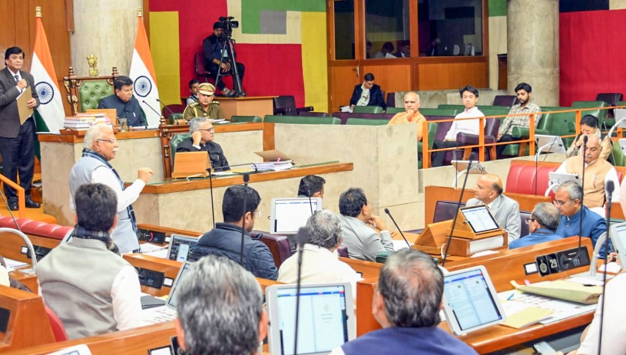 हरियाणा विधानसभा बजट सत्र का तीसरे दिन विभिन्न मुद्दों पर हुई बहस 